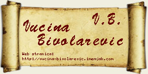 Vucina Bivolarević vizit kartica